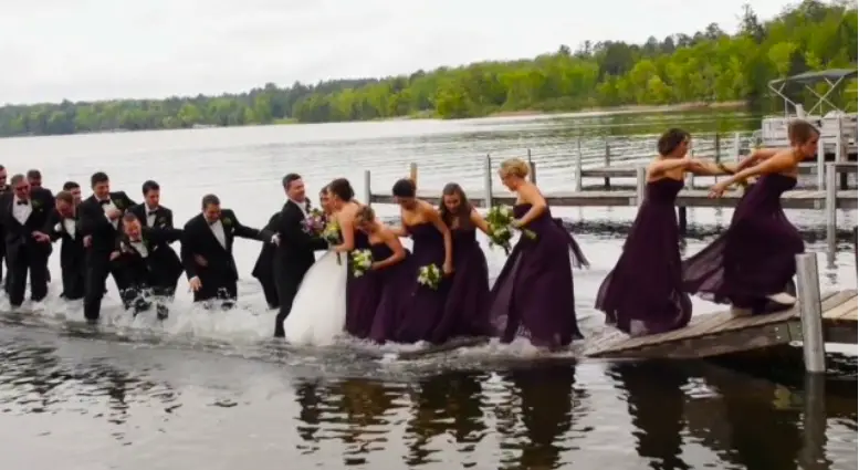 Wedding Gets Crashed In Hilarious Video